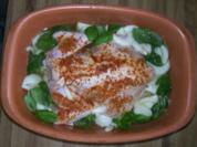 Zitronenhuhn bzw. Zitronenhähnchen mit Naturreis im Römertopf - Rezept