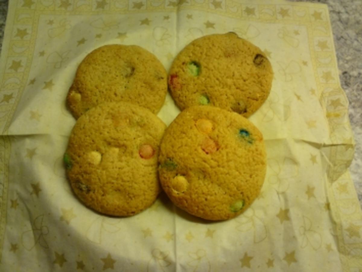 Kekse/Cookies: M&M Cookies - Rezept