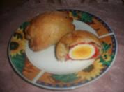 Eier in Blätterteig - Rezept