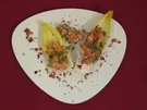Ingwer-Lachs-Tatar an Chicoree - Rezept