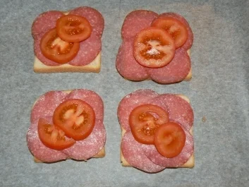 überbackenes Toast "Gorgonzola" - Rezept