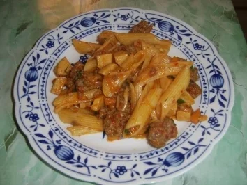 Chinesische Hack- Bambuspfanne - Rezept