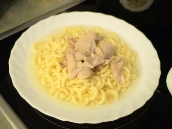 Brühnudeln - Rezept