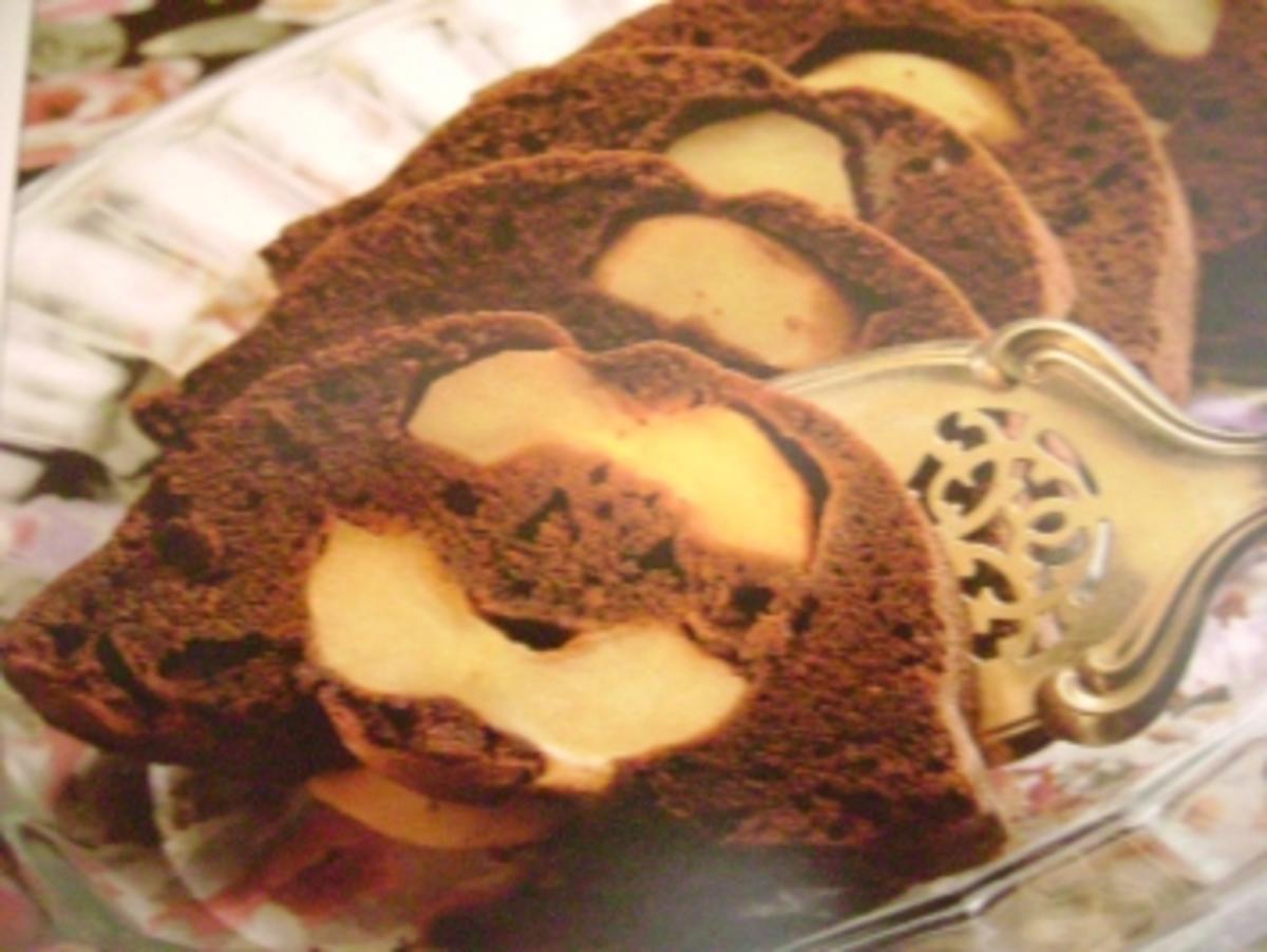 Schokoladen-Apfel-Kuchen - Rezept mit Bild - kochbar.de