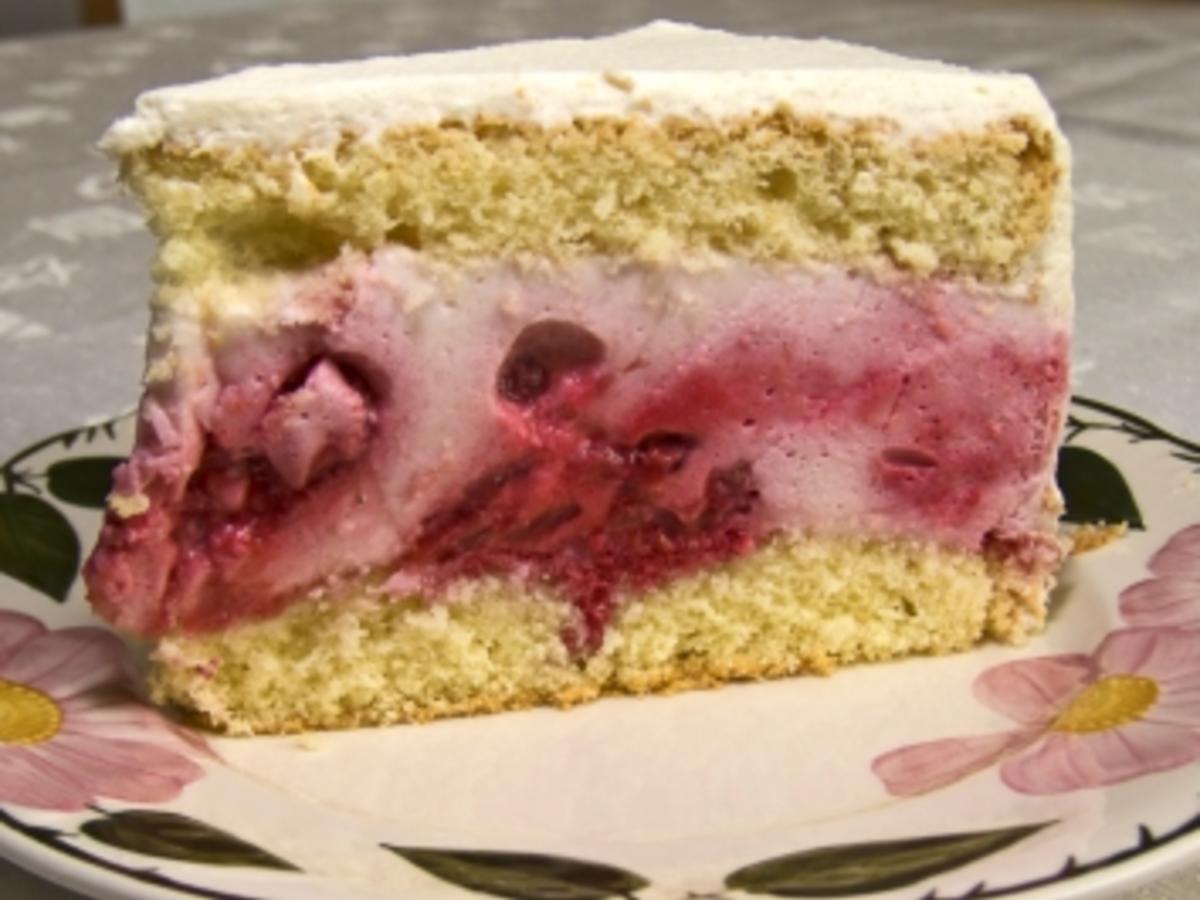 Joghurt Himbeer Torte - einfach - 116 kcal/100g