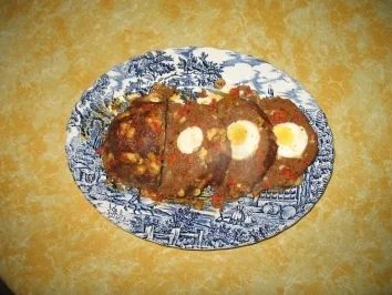 Bunter Hackbraten - Rezept