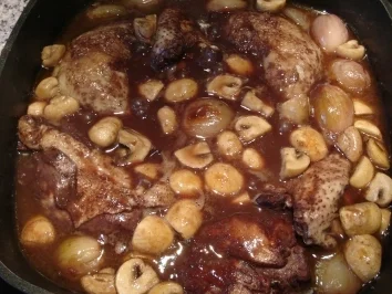 Coq au vin - Rezept