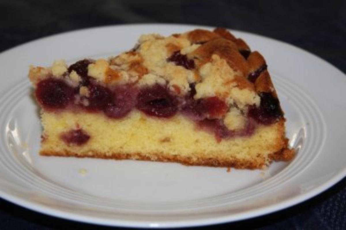 Bilder für Kirsch-Streuselkuchen - Rezept