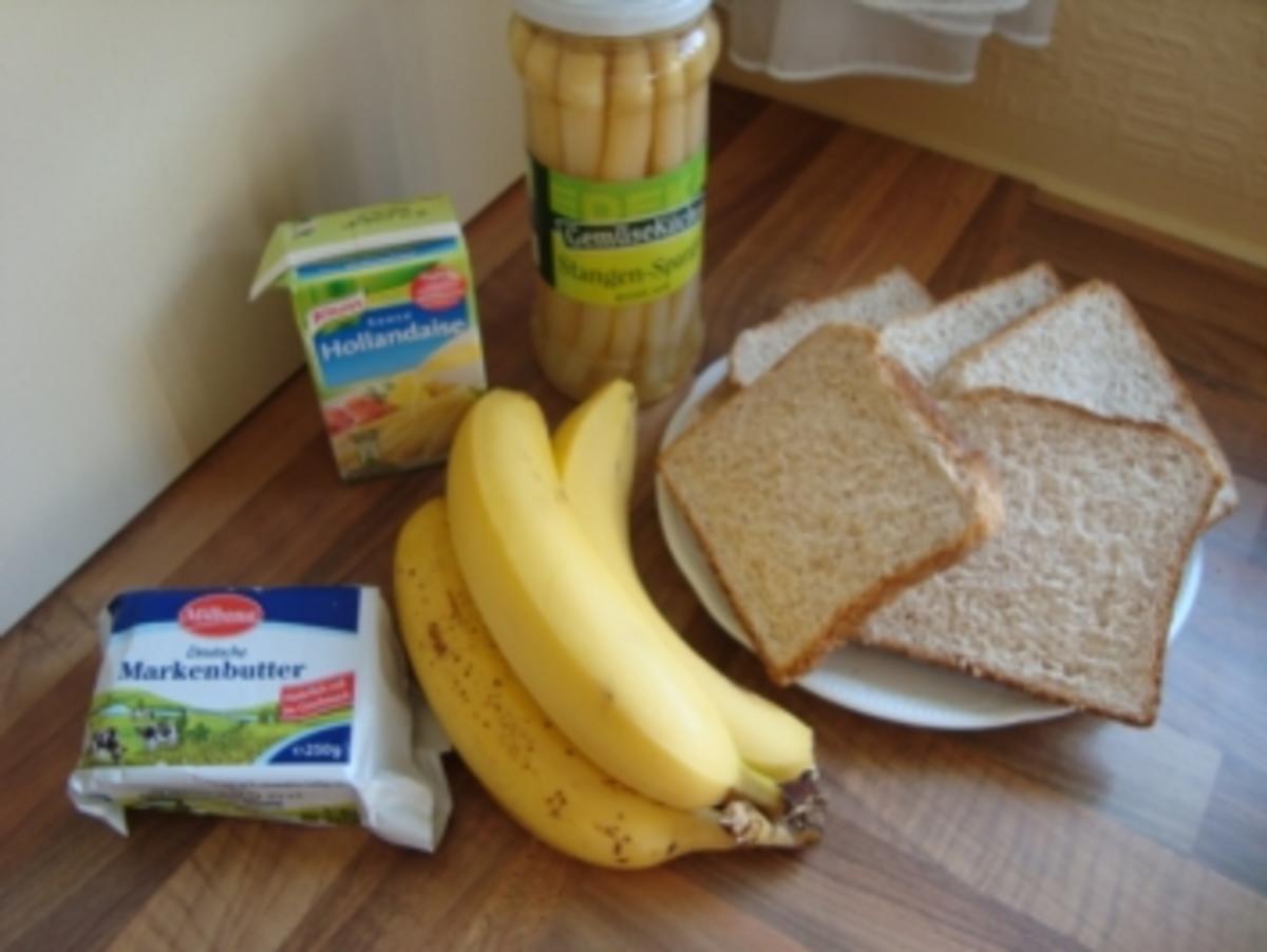 *Abendbrot - Spargel-Toast mit Banane - Rezept - Bild Nr. 3