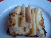 *Abendbrot - Spargel-Toast mit Banane - Rezept