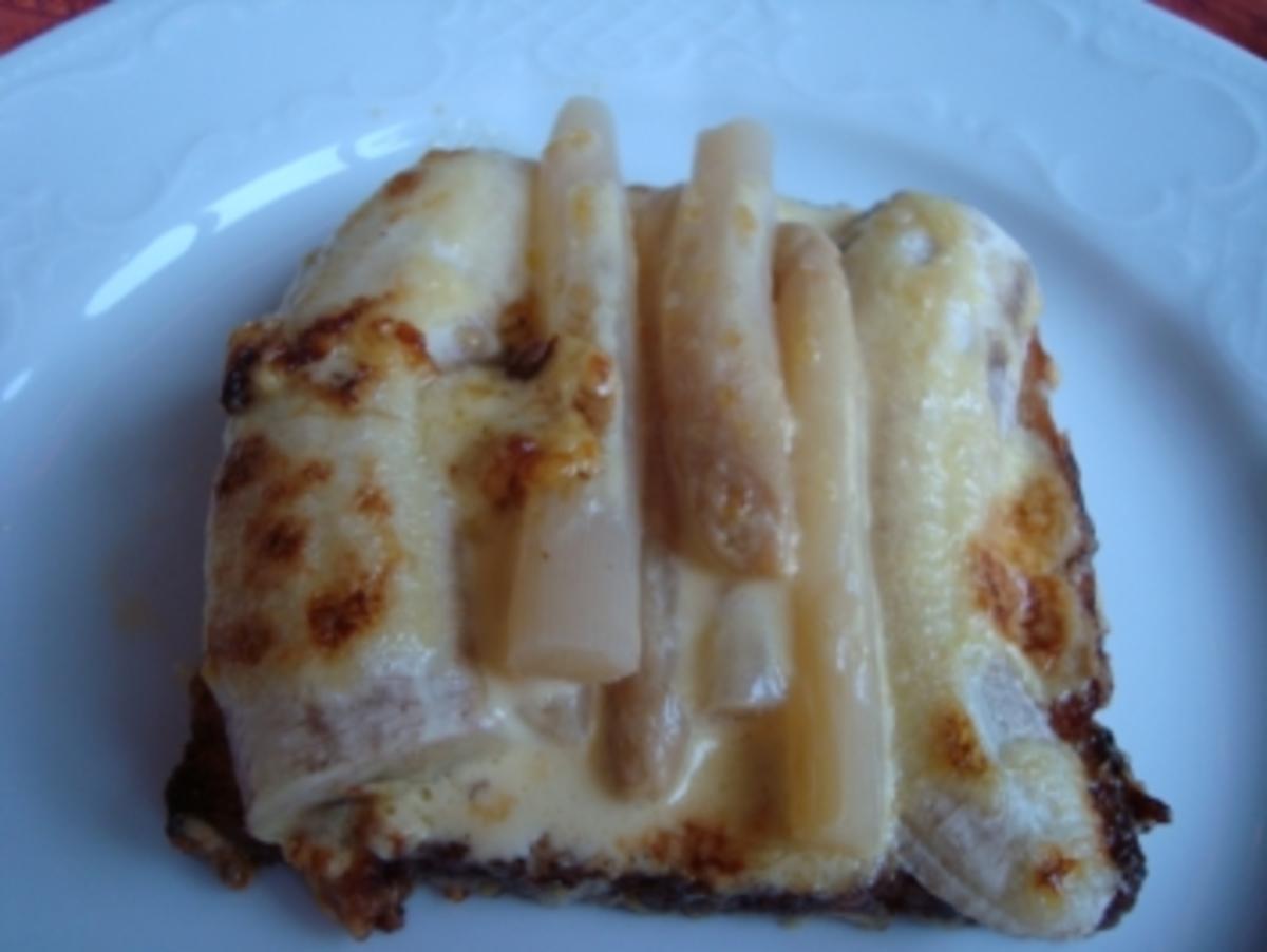 Bilder für *Abendbrot - Spargel-Toast mit Banane - Rezept