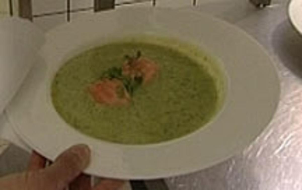 Frühling-Rahmsuppe mit Wildlachs - Rezept