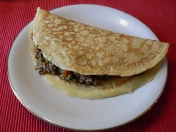 Gefüllte Pfannkuchen - Rezept