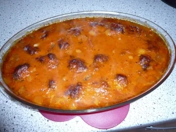 Rezept: Fleischbällchen in Paprikasauce Fleischbällchen in Paprikasauce - Rezept