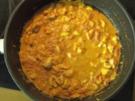 Spaghetti mit sahniger Hähnchen-Tomaten-Soße - Rezept