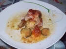 Filets mit Mozzarella + Zucchini + Tomaten + Bacon - Rezept