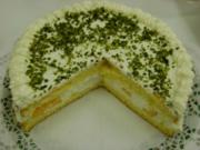 Topfenoberscremetorte - Rezept