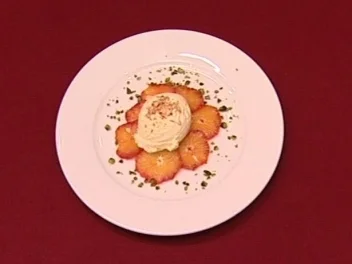 Marinierte Orangen mit Vanille-Eis (Joko Winterscheidt) - Rezept