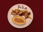 Crème Brûlée mit herbstlichem Fruchtsalat (Antje Buschschulte) - Rezept