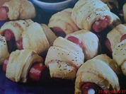 Würstchen im Schlafrock - Rezept