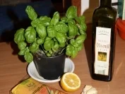 Spaghetti mit Zitronenknoblauchsauce - Rezept