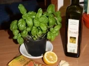 Spaghetti mit Zitronenknoblauchsauce - Rezept