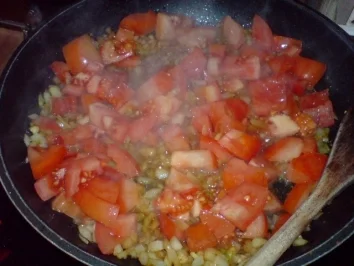 Gratinierte Spätzle-Filet-Pfanne - Rezept