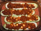 gefüllte Zucchinischiffchen mit Feta - Rezept