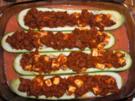 gefüllte Zucchinischiffchen mit Feta - Rezept