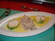 Krautwickel mit Lachs und Seezungenfilets - Rezept