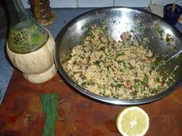 Gefüllte Paprika "Manu" mit Gurken-Minze-Joghurt - Rezept - Bild Nr. 4