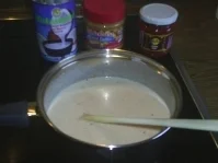 Geflügel - Hähnchen-Saté mit Erdnuss-Sauce und Reis - Rezept - Bild Nr. 3