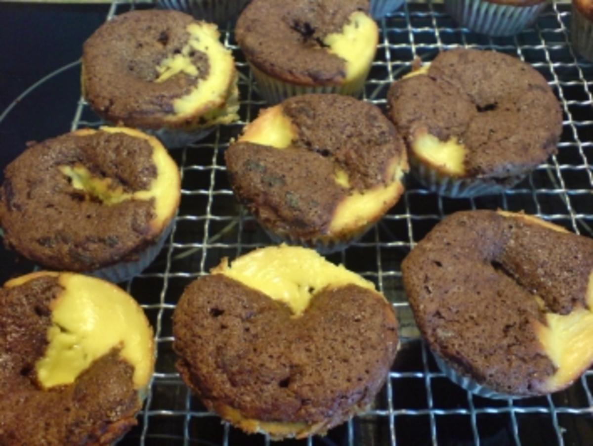 Muffins "Schoko-Käsekuchen" - Rezept - Bild Nr. 2