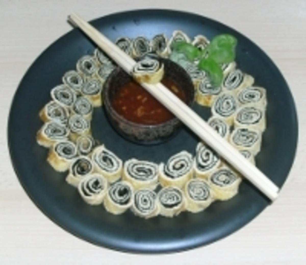 Nori Sushi mit würzigem Omelett - Rezept