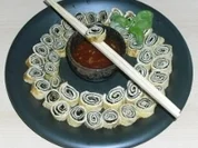Rezept: Nori Sushi mit wรผrzigem Omelett Nori Sushi mit wรผrzigem Omelett - Rezept
