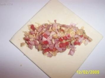 Pizza- Taschen - Rezept