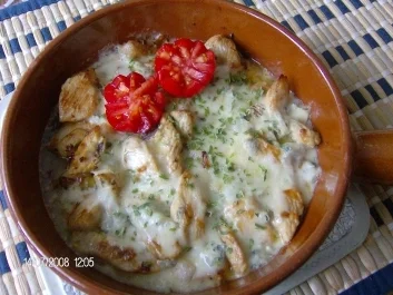 Rezept: Blauschimmel küsst Putenbrust Blauschimmel küsst Putenbrust - Rezept