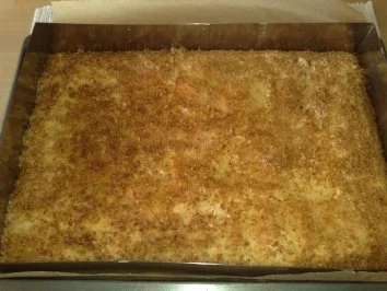 Kokoskuchen vom Blech - Rezept