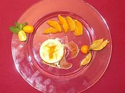 Orangenpudding - Pudim de laranja - Rezept