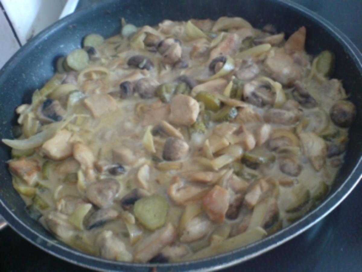 Geschnetzeltes  a la Stroganoff - Rezept