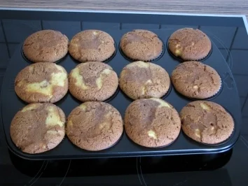 "MUFFINS" Schwarz-Weiß-Muffins - Rezept