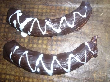 Rezept: Gebäck: Schoko-Bananen Bild Nr. 3 Gebäck: Schoko-Bananen - Rezept - Bild Nr. 3
