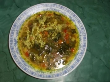 Chinasuppe "Grüner Wind" - Rezept