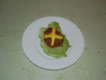 Käse-Hack-Burger - Rezept