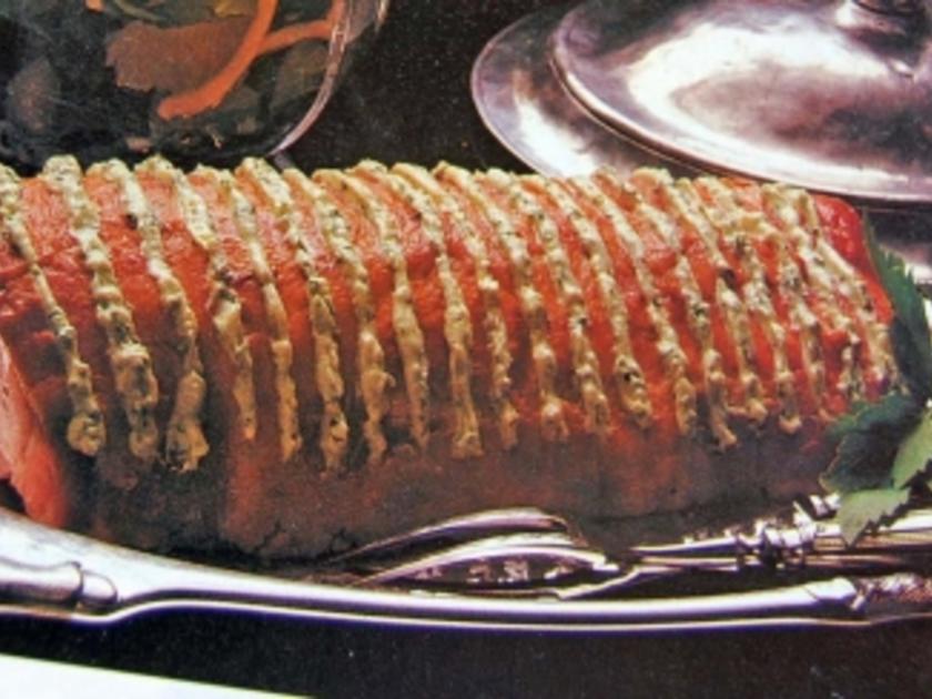 Kasseler Braten mit Käsefüllung - Rezept - kochbar.de