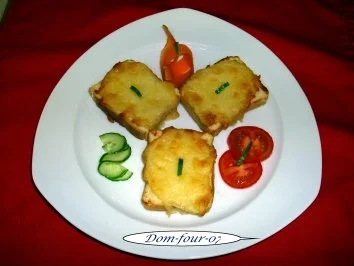 Rezept: Käsebrot gebacken mit Pfiff Käsebrot gebacken mit Pfiff - Rezept