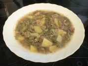 Grüne-Bohnen-Eintopf mit Kasseler - Rezept