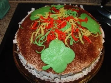 Rezept: TORTE: SILVESTER-TORTE mit Pina Colada und Kokosnusscreme Bild Nr. 2 TORTE: SILVESTER-TORTE mit Pina Colada und Kokosnusscreme - Rezept - Bild Nr. 2