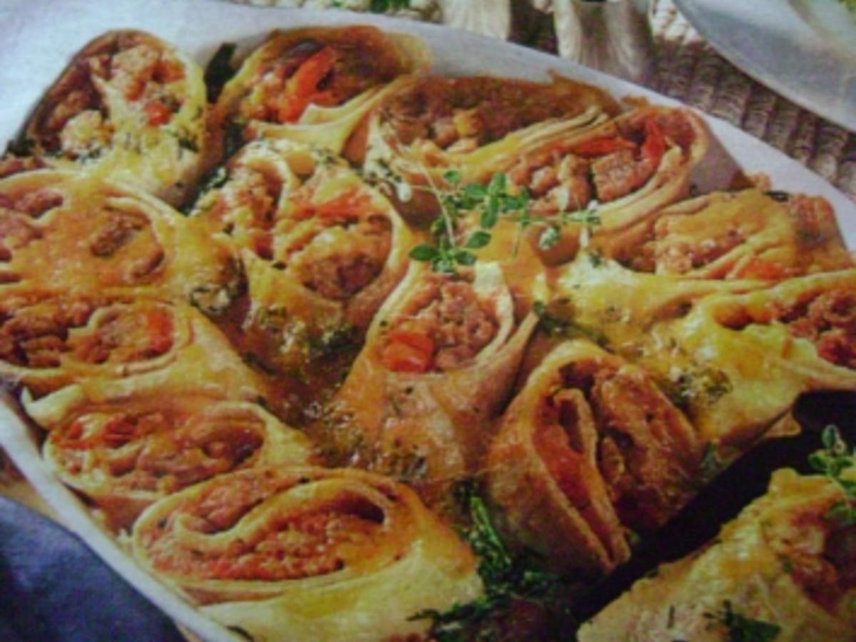 Pfannkuchen schnecken Auflauf - einfach - 138 kcal/100g