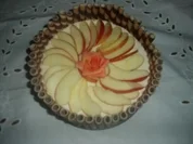 Schokoröllchen-Torte mit Apfelmus - Rezept